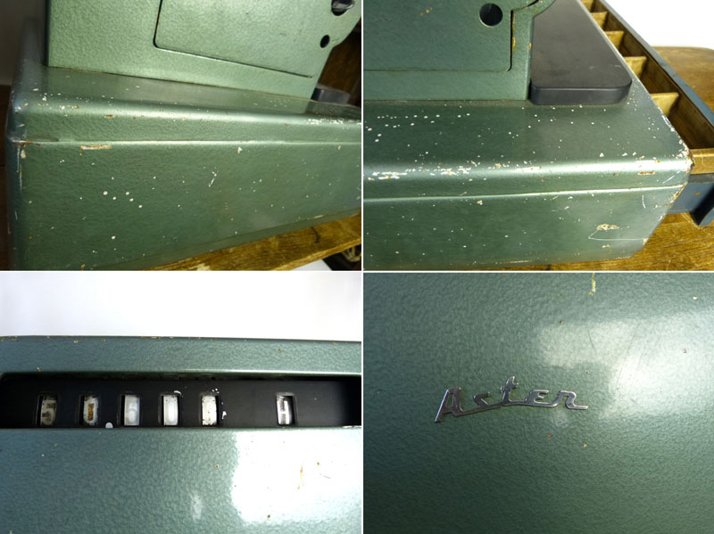 希少】アンティーク Aster 手回し式 レジスター 昭和レトロ【中古