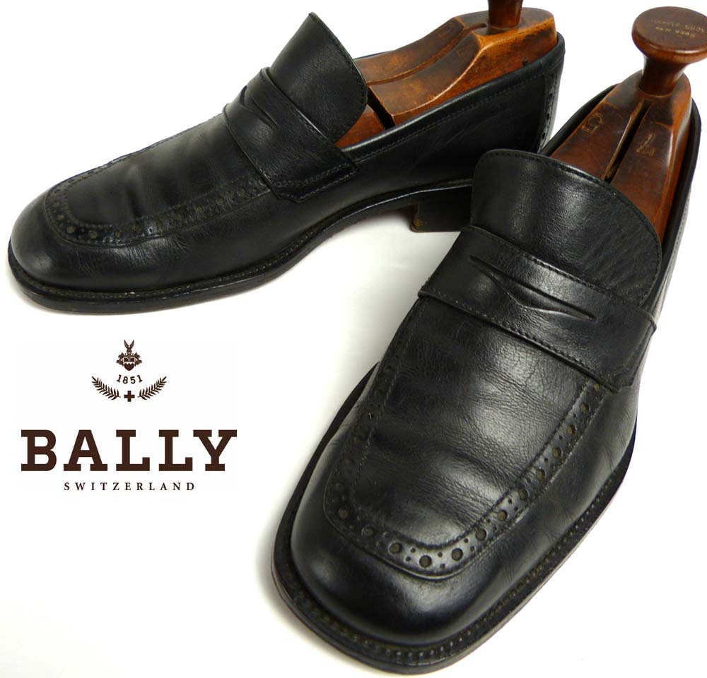 イタリア製 バリー / BALLY コイン ローファー US7 1/2(25.5cm相当 