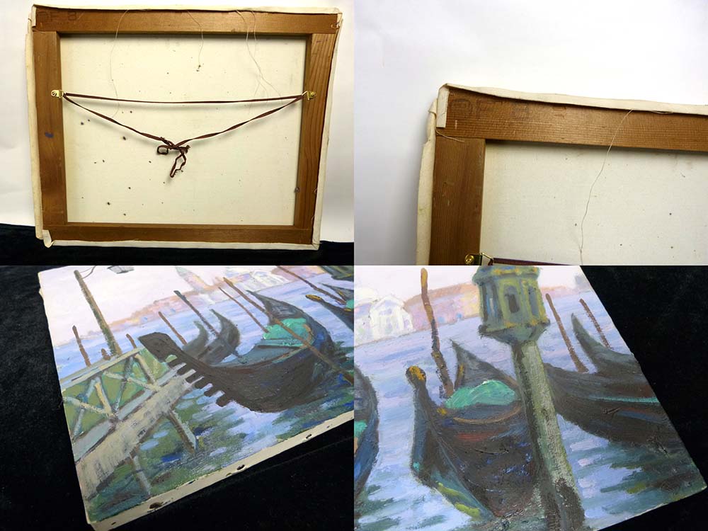 作者不明 油彩画 / 油絵 / 風景画 / キャンバス画 F8/8号【中古