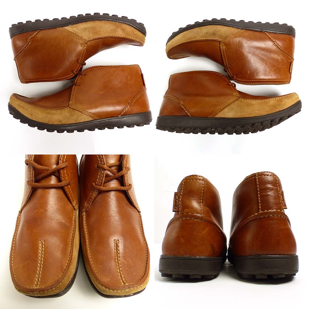 Clarks / クラークス コンビレザー チャッカブーツ  UK7 Clarks / クラークス コンビレザー チャッカブーツ UK7(25.5cm相当