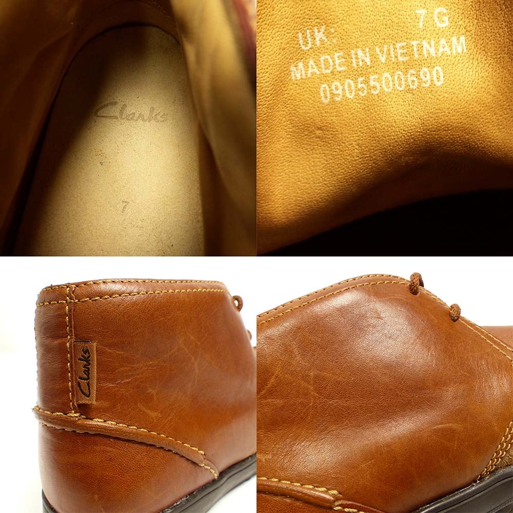 Clarks / クラークス コンビレザー チャッカブーツ UK7(25.5cm相当