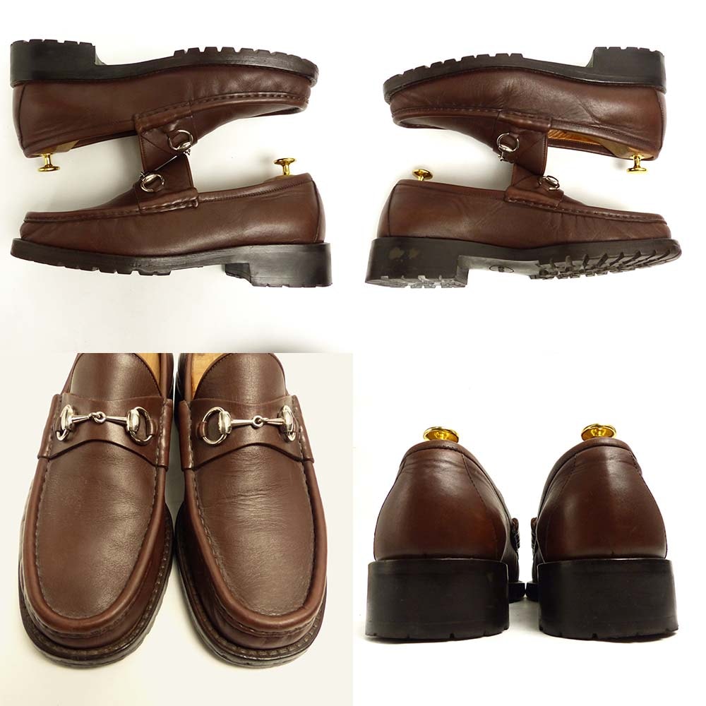 イタリア製 GUCCI / グッチ ホースビット ローファー 10D(28cm相当