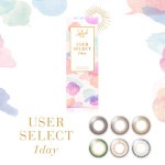 カラコン ワンデー セレクトフェアリー ユーザーセレクト 1箱10枚 14.2mm 1day 度あり 度なし Select FAIRY USERSELECT