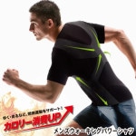メンズウォーキングパワーシャツ