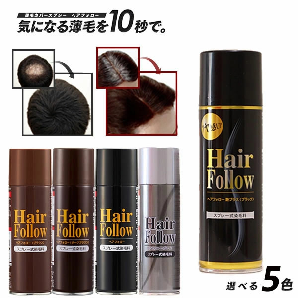 ヘアフォロー 髪 白髪 薄毛 薄毛対策 薄毛隠し ハゲ 男女兼用