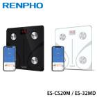 RENPHO レンフォ 体組成計 黒 ES-CS20M / 白 ES-32MD 体重計 体組成計 体脂肪計 体重 体脂肪率 BMI 皮下脂肪 内臓脂肪 筋肉量 基礎代謝量 健康管理 スマホ連動 Blu