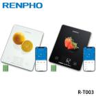 RENPHO レンフォ キッチンスケール R-T003 デジタル はかり スマホ連動 クッキングスケール 省エネ 計量器 強化ガラス 風袋引き機能 過負荷提示 コーヒースケール キッチン 料理 お菓子