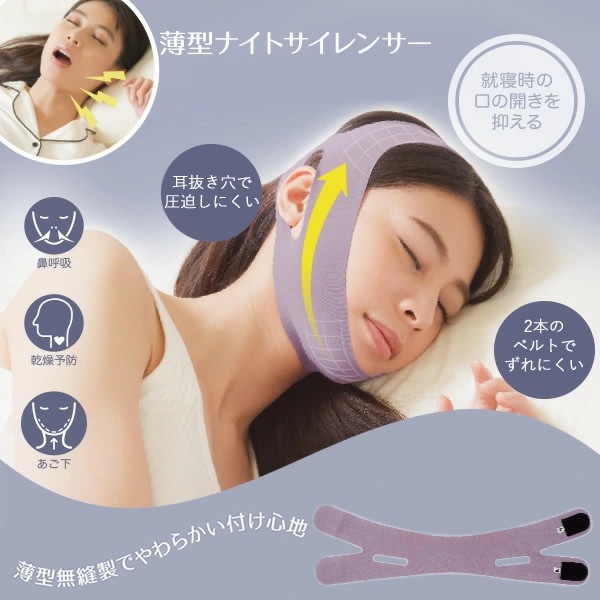 薄型ナイトサイレンサー 鼻呼吸 いびき対策 いびき防止 口呼吸防止