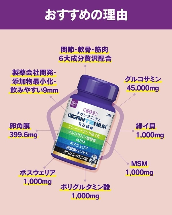 ƥ˥ 135γ 6ĥå GIGANTENIUM gigantenium ݥꥰ륿ߥ Х  MSM 륳ߥ ܥꥢ ץ Х٥å