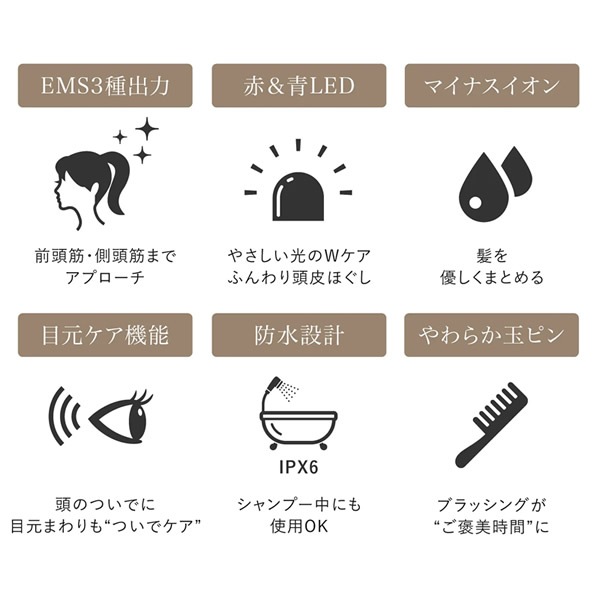 ��10%OFF�����ݥ�ۥ��ꥪ�� ���ѥץ饹 CLiONE spa�� (����̵��) EMS �֥饷 Ƭ�饱�� ȱ �֥�å��� ����� ��եȥ��� �إåɥ��� LED�֥饷 ������ ������ �ޥ��ʥ������� �ֿ�LED �Ŀ�LED �ʤ餬����