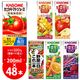 ������ �ȥޥȥ��塼���ʤ� ���٤� ��ѥå�200ml��48�� (24�ܡ�2������) KAGOME �ȥޥȥ��塼�� ����̵ź�� ��ڰ���������� ��ڥ��塼�� �������100 ����� �ޥ󥴡� ���åץ� �ߥå������塼��
