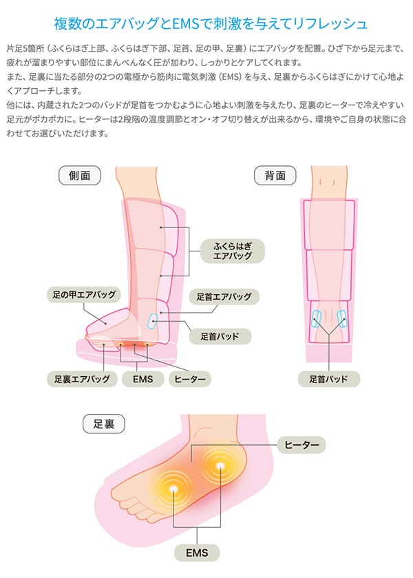 ������ƥå��� EMS���ȥ�å��֡��� ��ե쥭��åȡ�EMS �֡��ķ� ��饯��������󵡴� �����Хå� �ޥå����� ­΢EMS ������������ �եåȥޥå������㡼 �եåȥ���