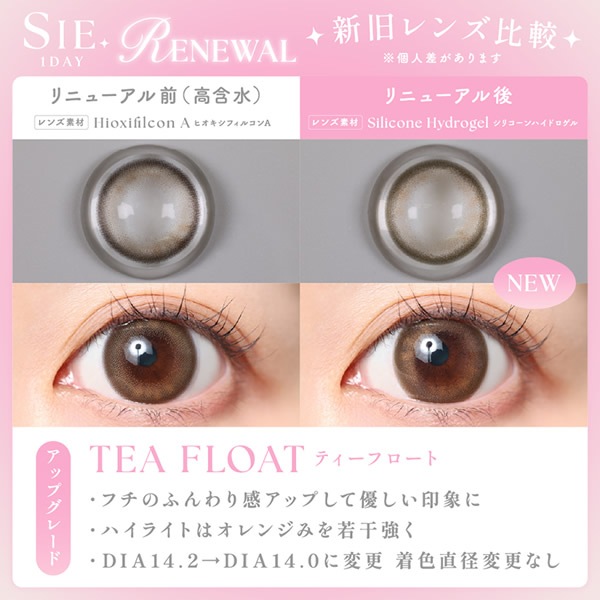 SIE.(����) ���ǡ� 1Ȣ10�� (�᡼��������̵��) ���ꥳ����ϥ��ɥ����� ���饳�� TWICE MOMO 14.0mm 14.5mm ���ǡ� 1day UV���å� �٤ʤ� �٤��� ���顼���󥿥��� ���󥿥��ȥ�� ������ SIE.1day