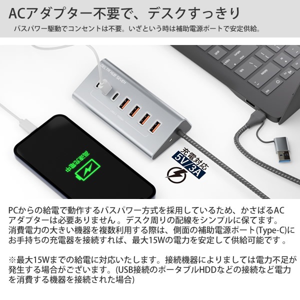 �����ꥢ �ǥ륿�ϥ֥��֥� SD-HC3A4 USB�ϥ� TypeC ��®ž�� 7�ݡ��� �ǥ륿���� ��°�ܥǥ� �ʥ����󥱡��֥� ���� ����ѥ��� AC�����ץ������� �ѥ����� ���ޥ� �ޥ��� �����ܡ��� DELTA HUB SEVEN