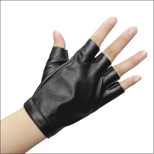 クラッセ レザーグローブ 指なし メール便送料無料 コスプレ 手袋 合皮 フィンガーレス ファッション アクセサリー 小物 キャンディコムウェア