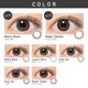 ������� ���ޥ� ���顼 1Ȣ2�� ���饳�� 1���� 1month �ޥ󥹥꡼ 14.1mm �٤ʤ� �٤��� ReVIA KIM CHAEWON (���ࡦ����������) of LE SSERAFIM ���顼���󥿥��� ���󥿥��ȥ�� ���� �����ǥ����ޥ��å�