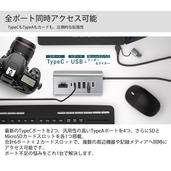 �����ꥢ �ǥ륿�ϥ֥����� SD-HC2A4-CR USB�ϥ� TypeC ��®ž�� SD�����ɥ����å� MicroSD�����ɥ����å� �ǥ륿���� ��°�ܥǥ� �ʥ����󥱡��֥� ���� ����ѥ��� AC�����ץ������� �ѥ����� ���ޥ� �ޥ��� �����ܡ��� DELTA HUB EIGHT