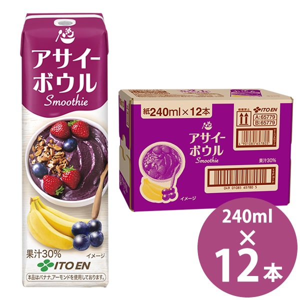 ��ƣ�� ���������ܥ��륹�ࡼ���� 240ml��ѥå���12�� ��ƣ�� ���Ȥ����� itoen Acai Bowl Smoothie �������� �ܥ��� ���ࡼ���� ��ѥå�