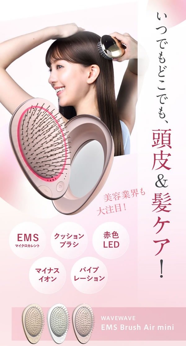 WAVEWAVE EMS ֥饷 ߥ Ƭ饱 ޥå å֥饷 EMS ޥ ŵ ޥʥ ֥å奨 ѥ  EMS Brush Air mini