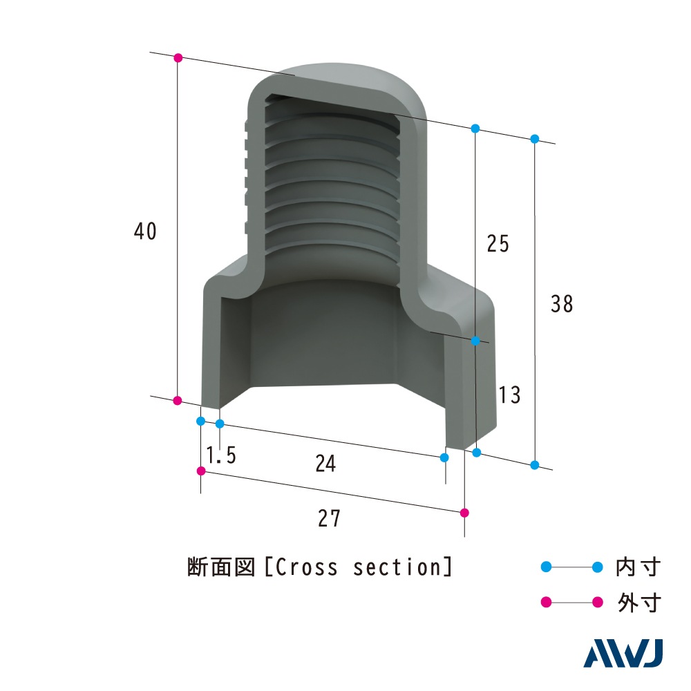 EL 󥰥ʥåȥåסSize M16                                            EL Single Nut Cap