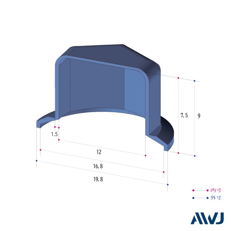 EL �ե�󥸥ʥåȥ���åס�Size8������������������������������         ��    ��������         ��       EL Flange Nut Cap