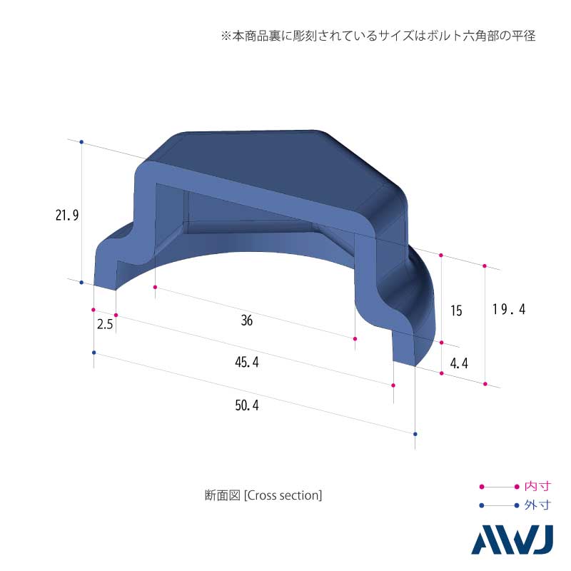 EL ϻ�ѥܥ�ȥ�å��㡼�ե���åס�������������Size M24����������                                         ����������                          ����������         ��       EL Hexagon bolt Cap with Washer 