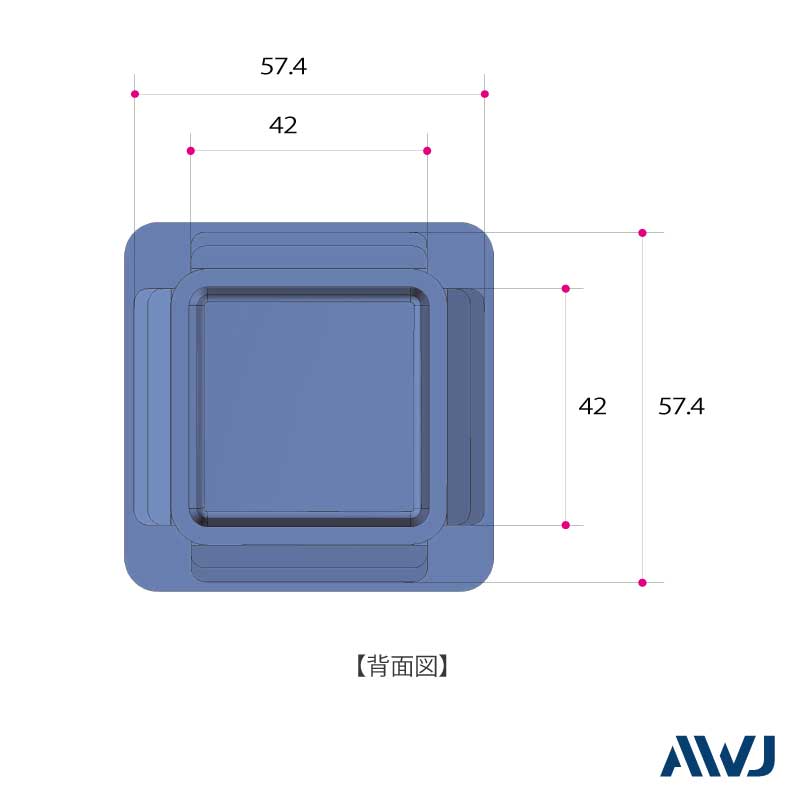 EL  �ѥѥ��� ����ʡ�����åס�Size 60��������������������                          ����������         ��       EL Inner Cap for Square Pipe