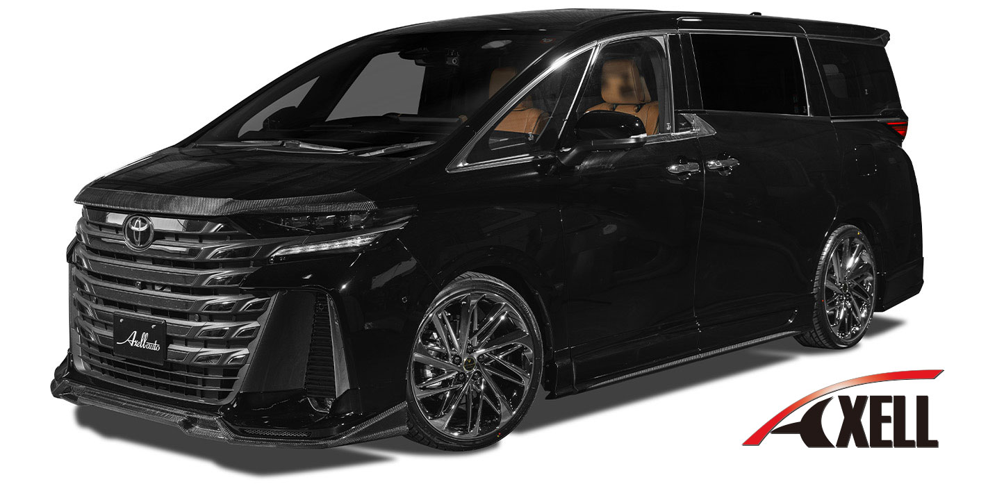 AGH20Wヴェルファイア用　ボンネットスポイラー　FRP黒ゲルコート ヴェルファイア40系 ボンネットスポイラー【40VELLFIRE - BUMPER