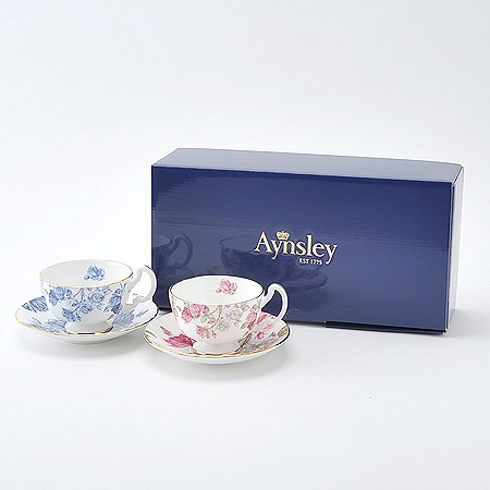 エリザベスローズ ペアティーカップ&ソーサー オーバン（ピンク