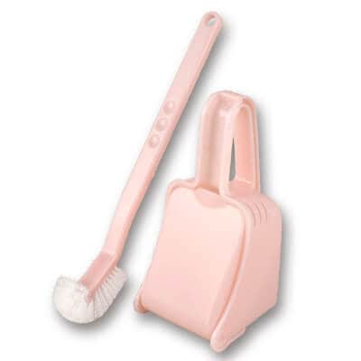 TKかえしも洗えるトイレブラシ・ケース付PI |おそうじのことならアズマ