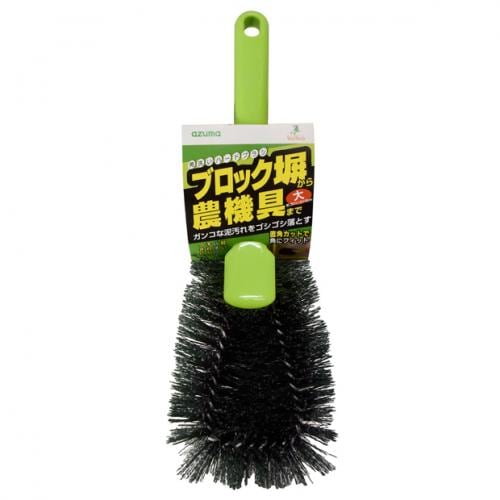 単なるコケシです。倉庫に有りましたので汚れています。 AZ655角洗いハードブラシ大 |おそうじのことならアズマ