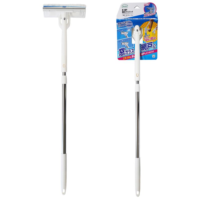 おすしさま専用 WD322 窓・網戸 楽絞りワイパーF（伸縮柄） |おそうじのことならアズマ
