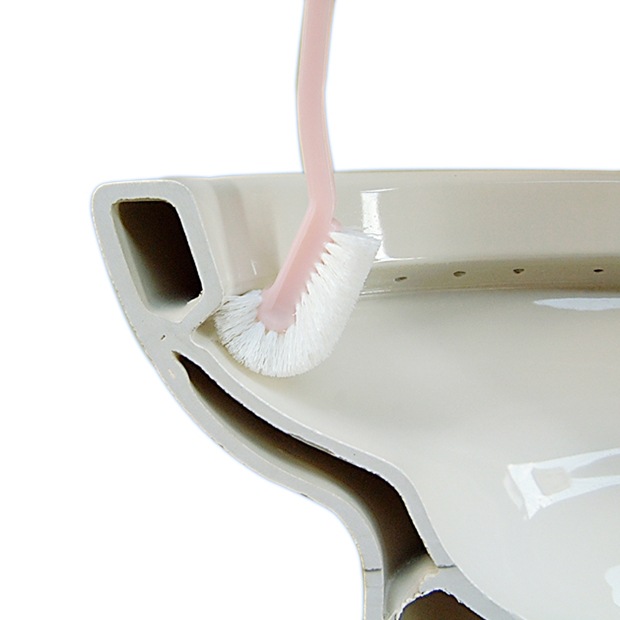TKかえしも洗えるトイレブラシ・ケース付PI |おそうじのことならアズマ