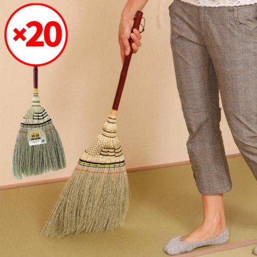 送料無料】【20本セット】手編みホーキ特撰短柄AZ112 |おそうじのこと