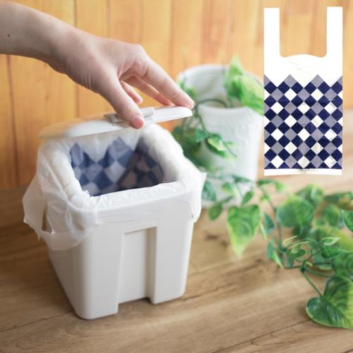 TKスマート手さげ袋モダン市松 |おそうじのことならアズマ