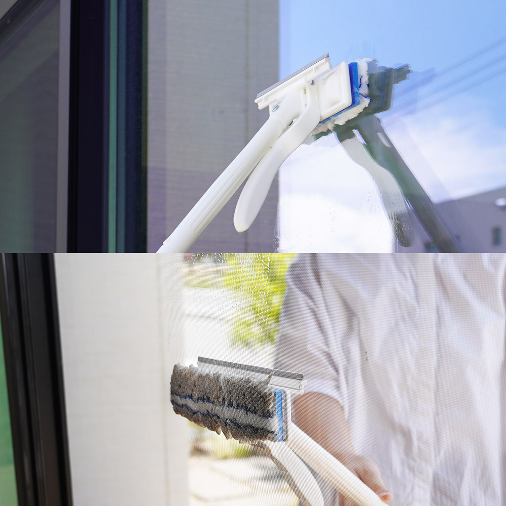 毎日出荷】WD321 窓・網戸 楽絞りワイパーM |おそうじのことならアズマ