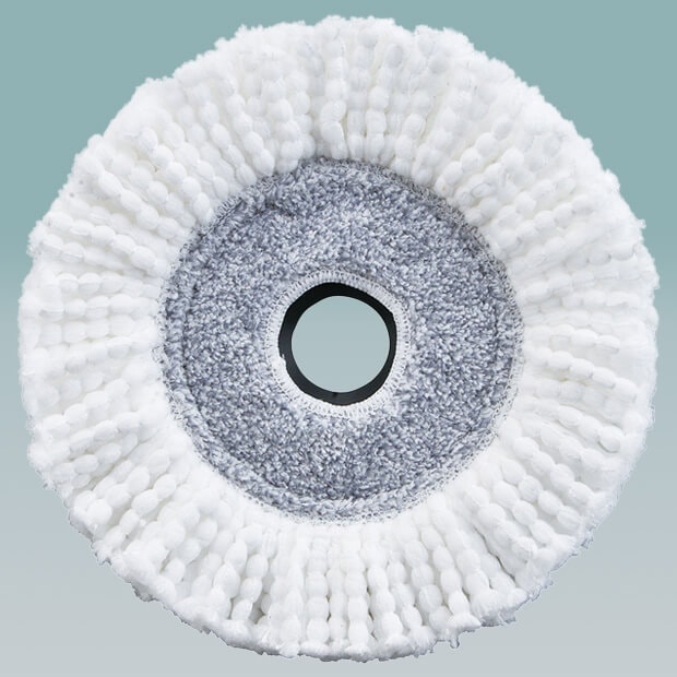 送料無料】【スペア1枚付き】TSM545トルネード回転モップ丸型セット