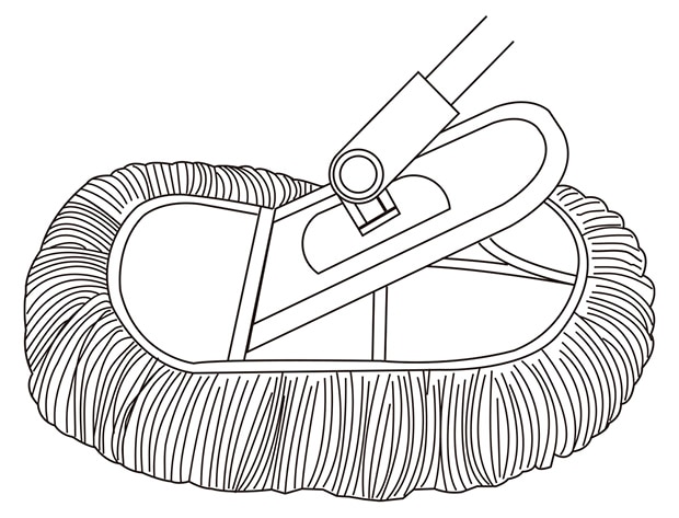 AZB203 化学モップ30TL |おそうじのことならアズマ