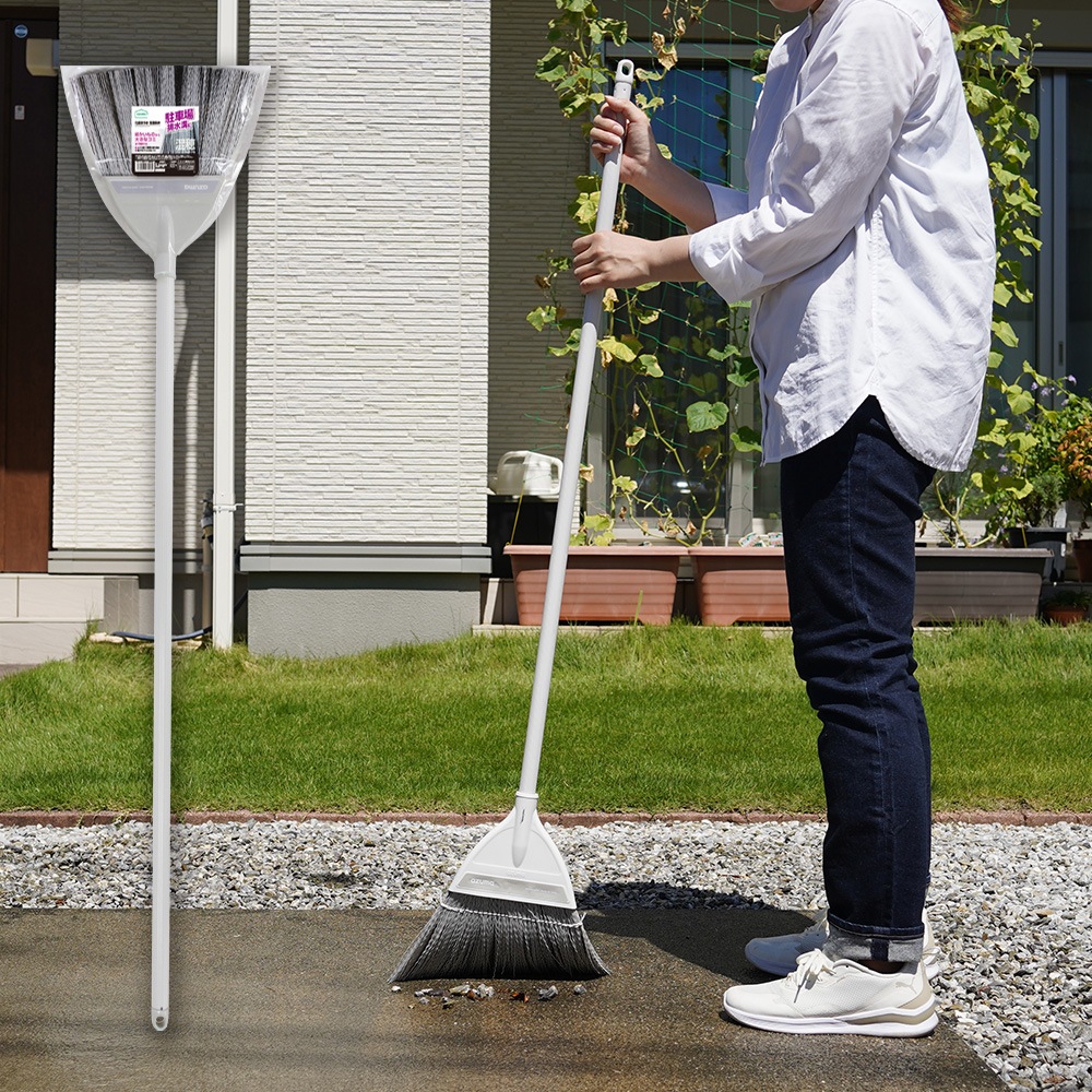 BR533 化繊ほうき 混穂長柄 |おそうじのことならアズマ