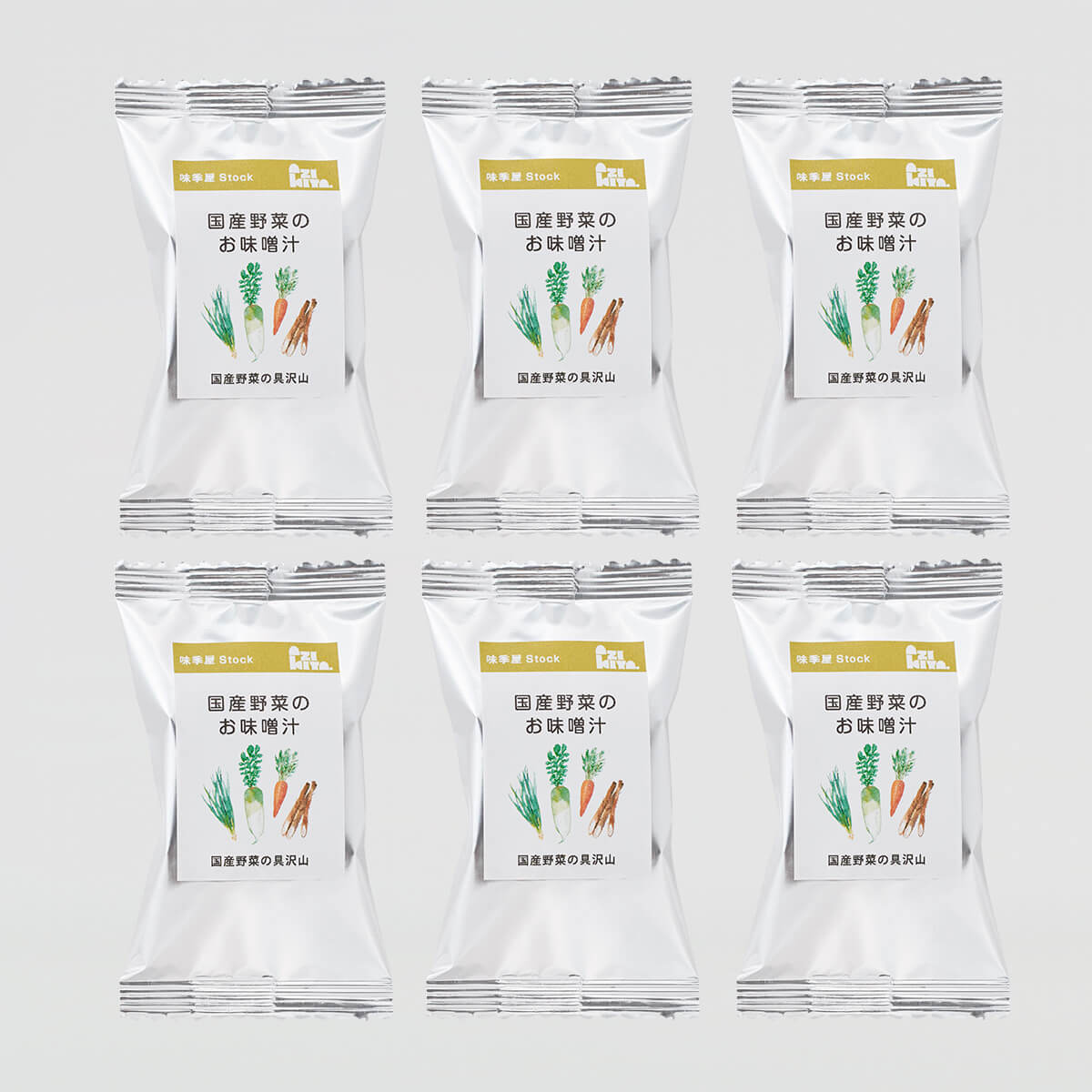 国産野菜の具沢山お味噌汁 6食入