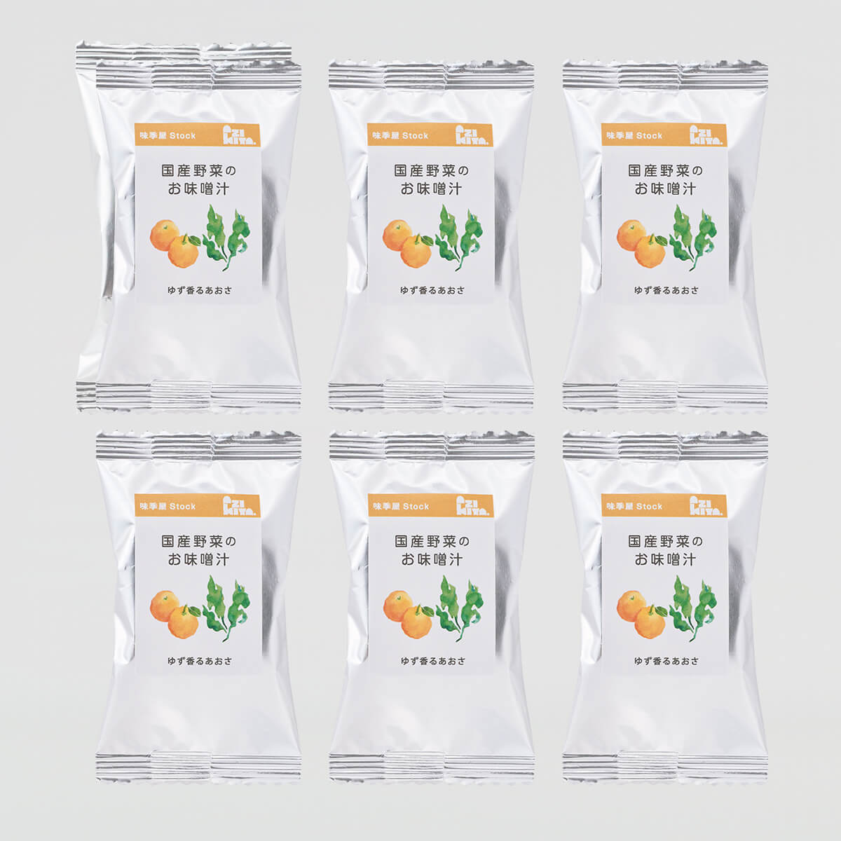 ゆず香るあおさのお味噌汁 6食入