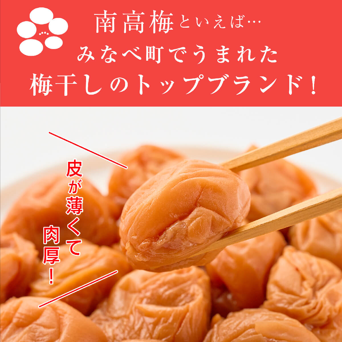 紀州南高つぶれ梅（はちみつ漬）