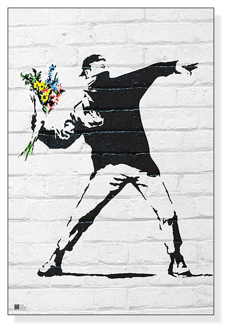 Flower Bomber（バンクシー） ポスター販売のアズポスター｜ポスター