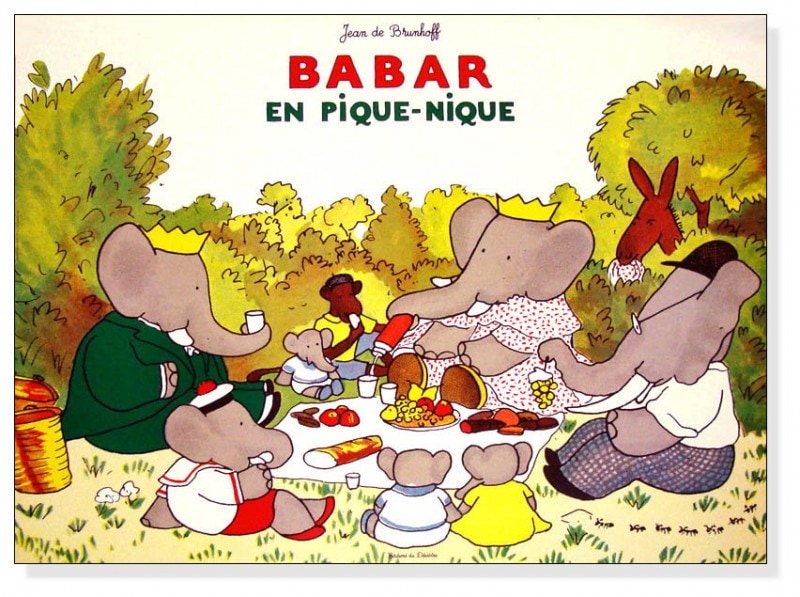 Babar en Pique-nique（ジャン ド ブリュノフ）