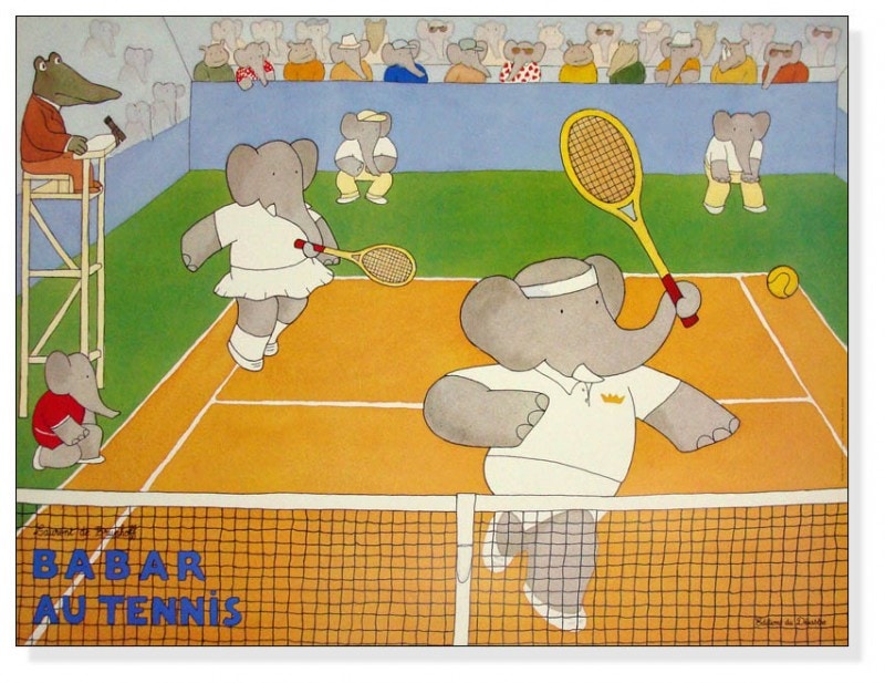 Babar en Tennis 1990年（ジャン ド ブリュノフ）