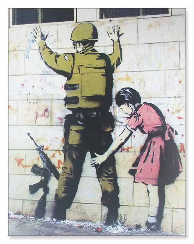 Girl Searching Soldier（バンクシー）