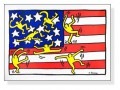 Untitled (Flag) (md) 1997（キース へリング）|ポスター