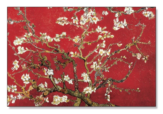 Almond Branches in Tan（フィンセント ファン ゴッホ）