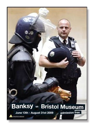 banksy bristol museum poster（バンクシー）