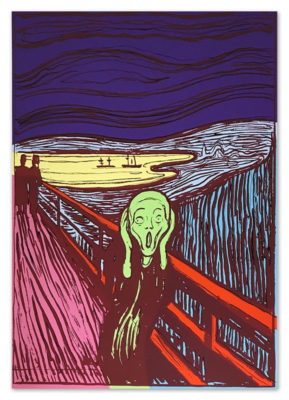 Sunday B Morning The Scream green (After Munch) 限定1500枚　証明書付（アンディ ウォーホル）